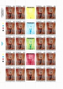 Tonga 1986 MNH Sc 644-5 Sheets of 20