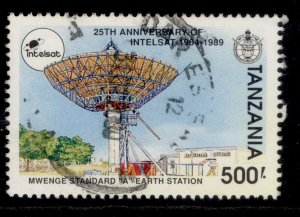 TANZANIA QEII SG968, 1991 500s mwenge A Earth station, FINE USED.