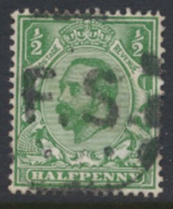 Great Britain SC# 151*  SG 325 George V Downey Head Used see detail & scans