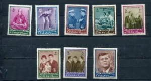 Ajman 1964 Mi 19-26 MNH Pres John Kennedy 10463