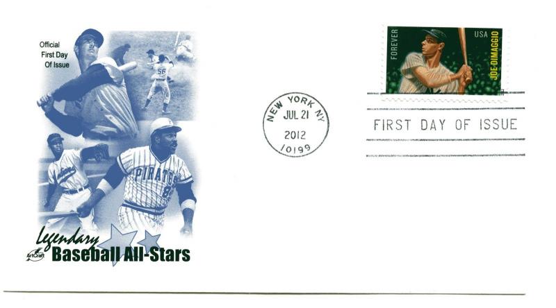 4697 Joe DiMaggio  ArtCraft,  FDC New York, NY