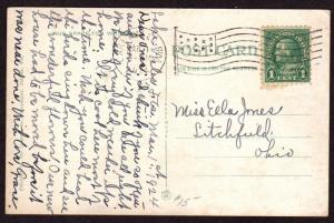 $Florida Machine Cancel Cover, Lake Wales, 3/1/1924, flag cancellation