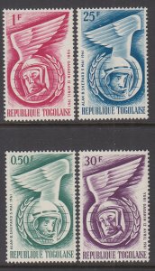 Togo 417-420 Space MNH VF