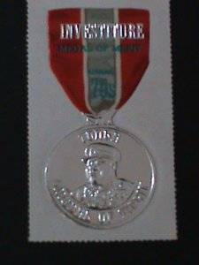​TONGA-AIRMAIL1971-SC#C100 SILVER MEDAL OF MERIT MNH VF KEY STAMP HARD TO FIND
