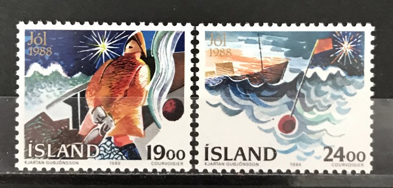 Iceland 1988 #669-70, MNH, CV $2.25