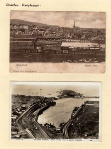 GB Wales LNWR RAILWAY Cards{2} Chester-Holyhead 1904 {samwells-covers}RL138 