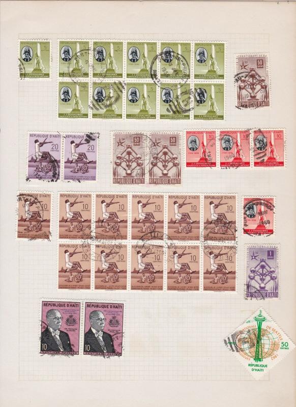 haiti stamps page ref 17030