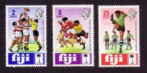 Fiji 1973 Sc#330-332 Set of 3 60th Anniversary Rugby MH. 