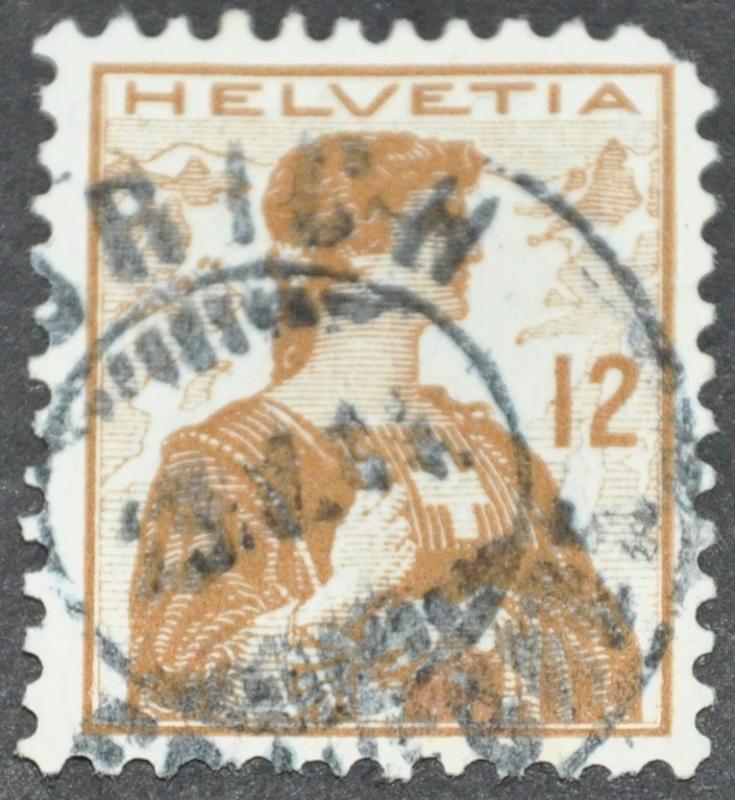 DYNAMITE Stamps: Switzerland Scott #165 - USED