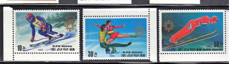 NORTH KOREA SCOTT# 2320-22  1983  **MNH**   WINTER OLYMPICS  SEE SCAN