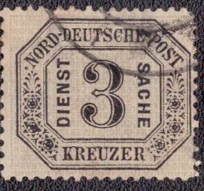 North German Confederation - O8 1870 Used