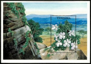 Tanzania 1993 - False African Violets, Flowers - Souvenir Sheet - Sc 1048 - MNH