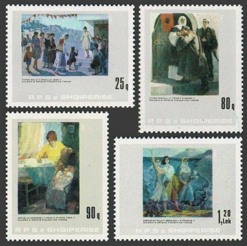 Albania 2177-2180,MNH.Michel 2266-2269. Tirana Gallery of Figurative Art,1985.