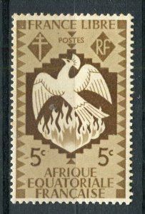 FRENCH COLONIES; EQUATORIAL Africa 1941 Phoenix MINT MNH unmounted 5c.