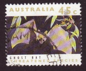 Australia 1992 Sc#1235b, SG#1312 45c Ghost Bat USED.