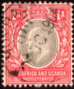 East Africa and Uganda Protectorates Scott 2 Used.