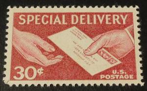 1957 30c Special Delivery Scott E21 MNH