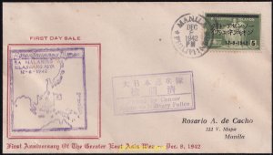 697164 MNH FILIPINAS 1942 OCUPACION JAPONESA