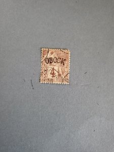 Stamps Obock Scott #3 used