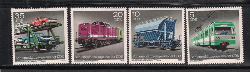 GERMANY - DDR SC# 2001-4 F-VF MNH 1979