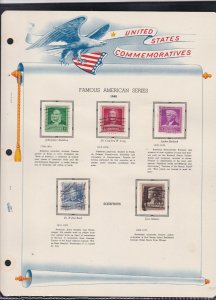 united states commemoratives famous american scientists1940 stamps page ref18258