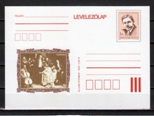 Hungary, 1982 issue. Composer S. Kalman, Postal Card. ^