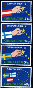 Gibraltar # 672 - 675 MNH