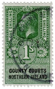 (I.B) George V Revenue : County Courts (Northern Ireland) 1/-