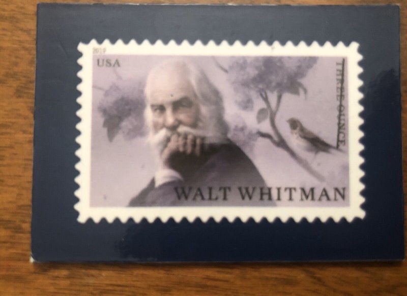 USPS 2019 Walt Whitman 3 ounce Stamp Magnet z6672