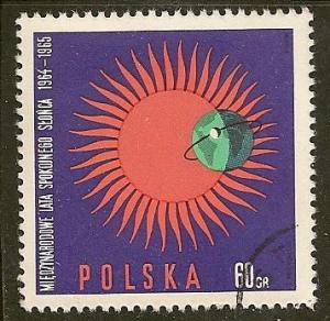 Poland   Scott   1343    Sun Emblem    Used