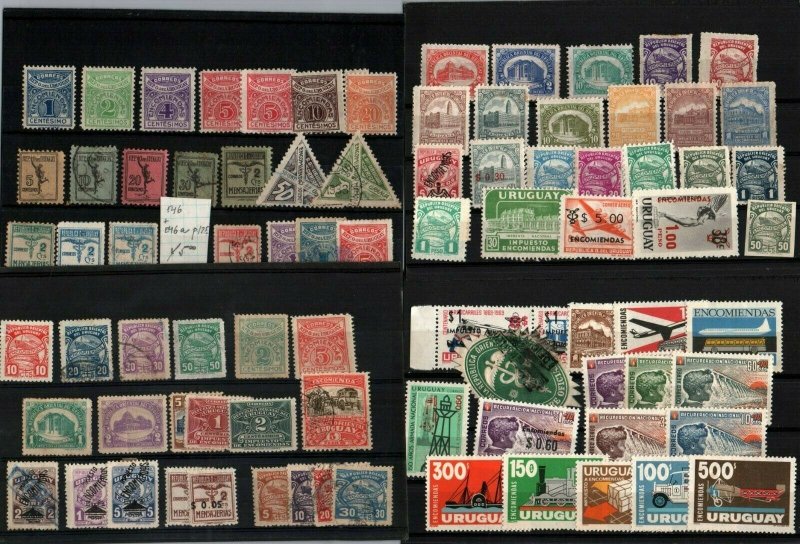 Uruguay BOB stamp collection fair complete Parcel part II Mint & used high value