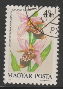 Hungary 3090 Flowers 1987