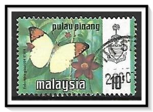 Penang #78 State Crest & Butterflies Used