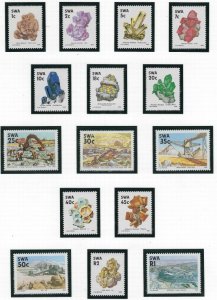 South West Africa 626-40 MNH 1989-90 Mines (an7304)