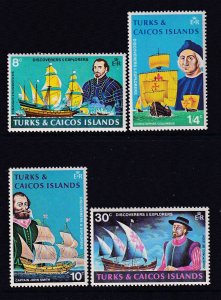 Turks and Caicos 253-256 MNH VF