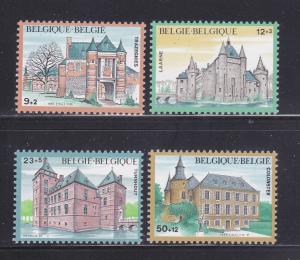 Belgium B1042-B1045 Set MNH Castles