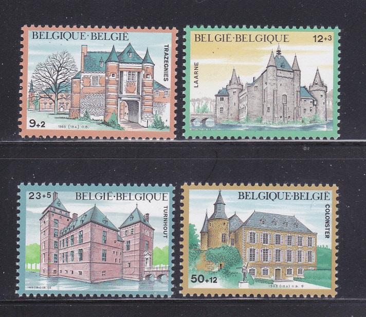 Belgium B1042-B1045 Set MNH Castles