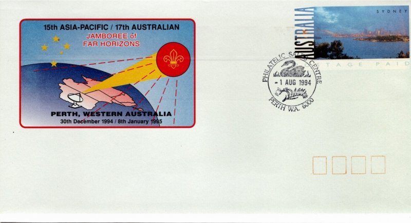 Australia 1994 Pre-printed envelope Boy Scouts #1
