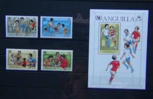 Anguilla 1981 35th Anniversary of UNICEF set & Miniature Sheet MNH