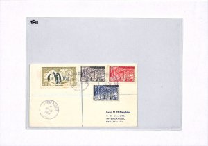 France FRENCH ANTARCTICA TAAF Cover TERRE ADELIE CDS New Zealand 1959 YF11