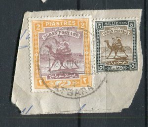 EAST AFRICA PROTECTORATE; 1940s early Camel Rider issues on POSTMARK PIECE