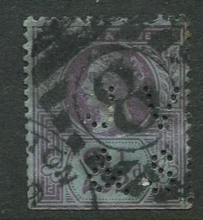 Great Britain - Scott 114 - QV Definitive - 1887-92 - Used - 2.1/2p Stamp