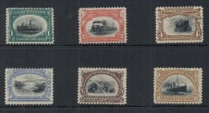 USA 1901 Sc#294-99 Pan-American Exposition MLH