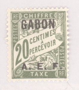 Gabon, Scott #J3, MH