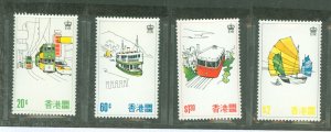 Hong Kong #338-341 Mint (NH) Single (Complete Set)