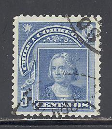 Chile Sc # 71 used  (DT)