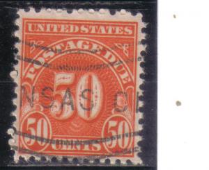 J86 - .50 Postage Due used f. 