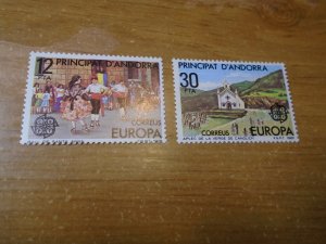 Andorra  Spanish  #  126-27  MNH