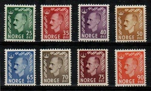 Norway Scott 345-52 Mint hinged (Catalog Value $47.25)