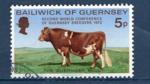 Guernsey  #68 used  1972   Bull